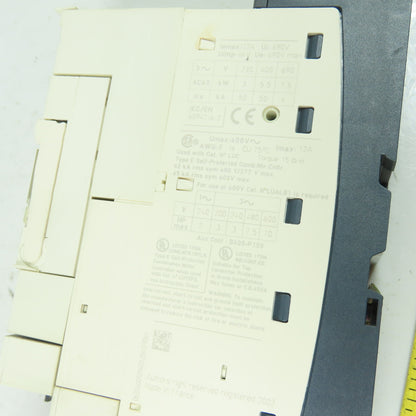 Schneider Electric LUB12 600V 10Hp LUCA1XBL NON-Reversing Motor Starter 12A 3Ph