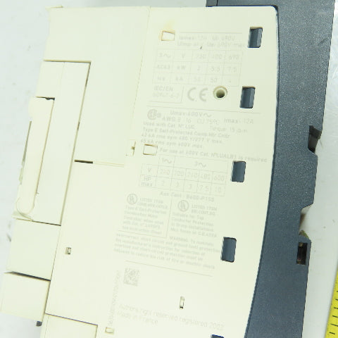 Schneider Electric LUB12 600V 10Hp LUCA1XBL NON-Reversing Motor Starter 12A 3Ph