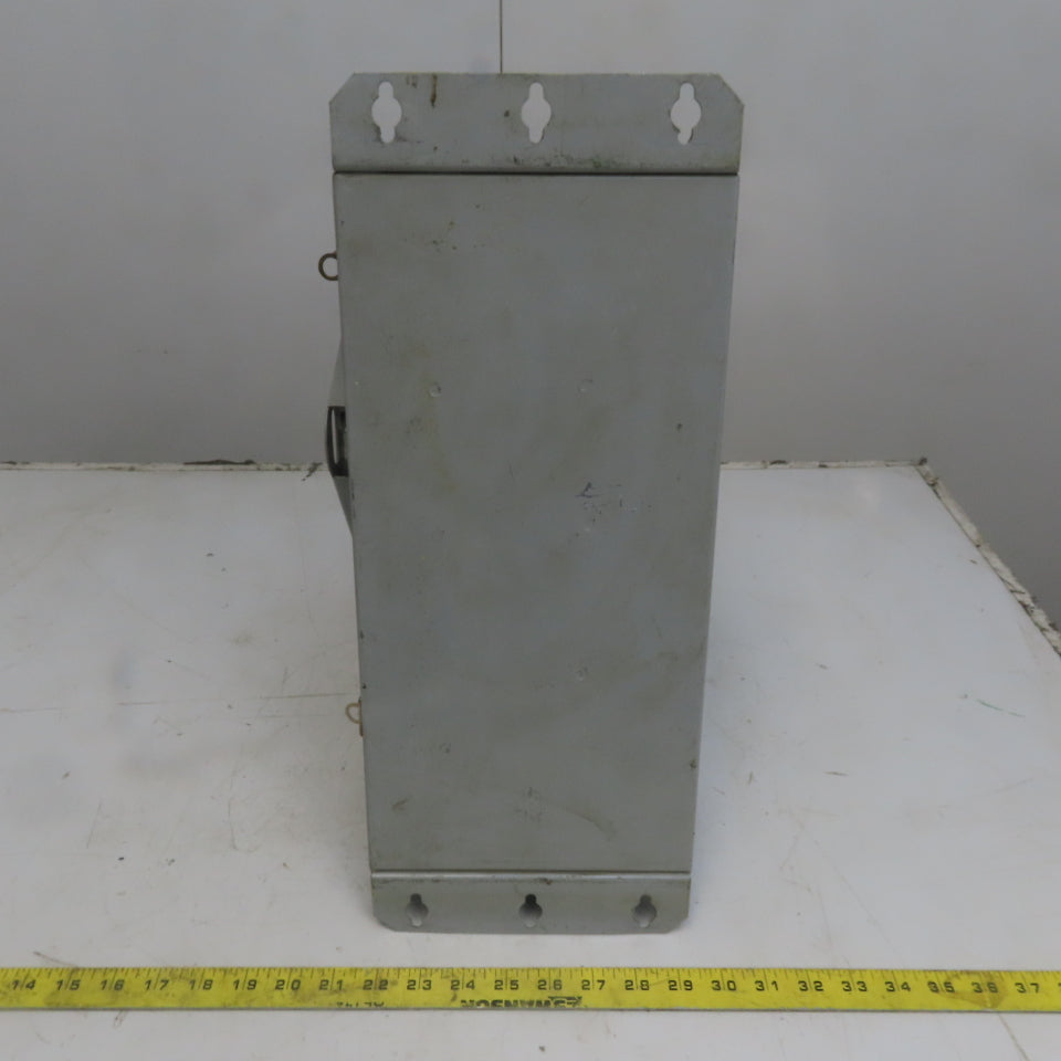 Cutler Hammer DH361FDK Ser. B 30A 600V 3 Pole Fusible Safety Disconnect Switch
