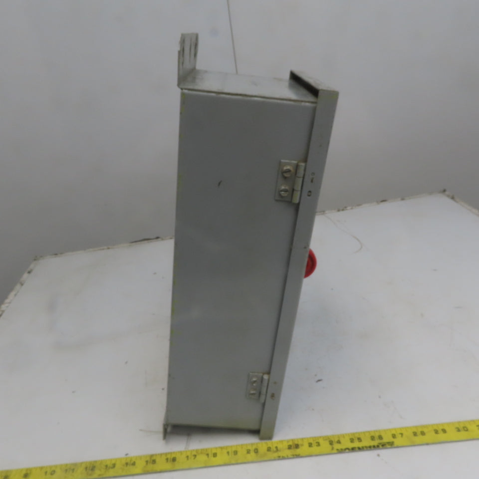 Cutler Hammer DH361FDK Ser. B 30A 600V 3 Pole Fusible Safety Disconnect Switch