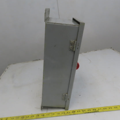 Cutler Hammer DH361FDK Ser. B 30A 600V 3 Pole Fusible Safety Disconnect Switch