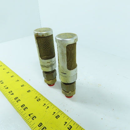 Boretti 1000-3-F 3/8" Push To Connect Compressed Air Muffler Lot Of 2
