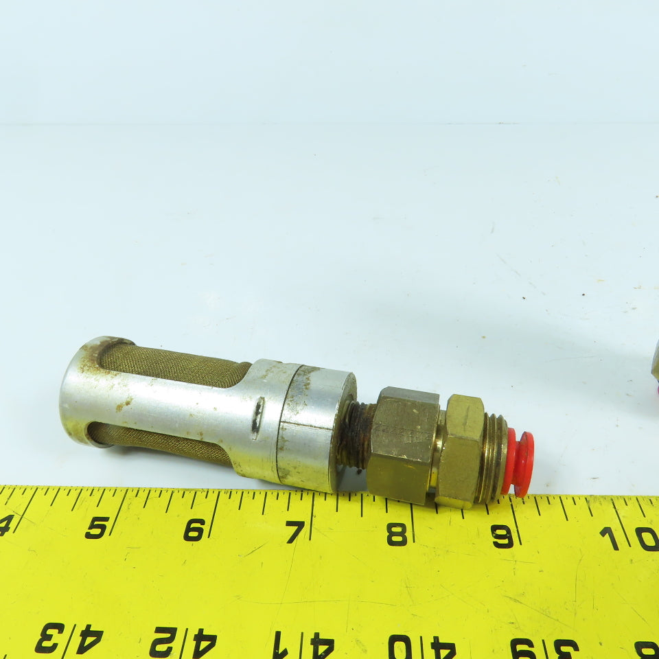 Boretti 1000-3-F 3/8" Push To Connect Compressed Air Muffler Lot Of 2