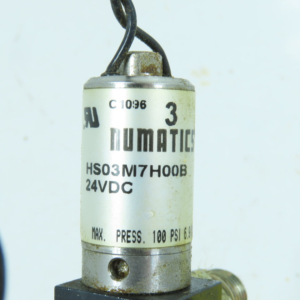 Numatics HS03M7H00B 2-Way Double Solenoid Pneumatic Valve 24V DC