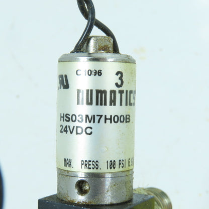 Numatics HS03M7H00B 2-Way Double Solenoid Pneumatic Valve 24V DC
