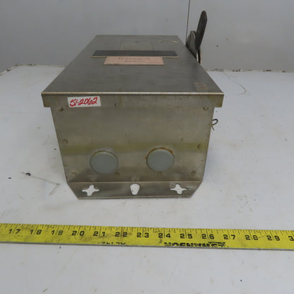 Challenger SHD361SNC 30A 240V Fusible Stainless Steel Safety Disconnect Switch
