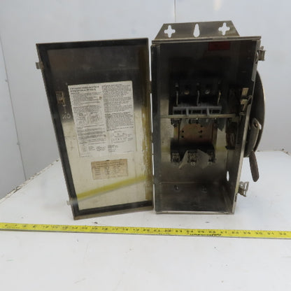 Challenger SHD361SNC 30A 240V Fusible Stainless Steel Safety Disconnect Switch