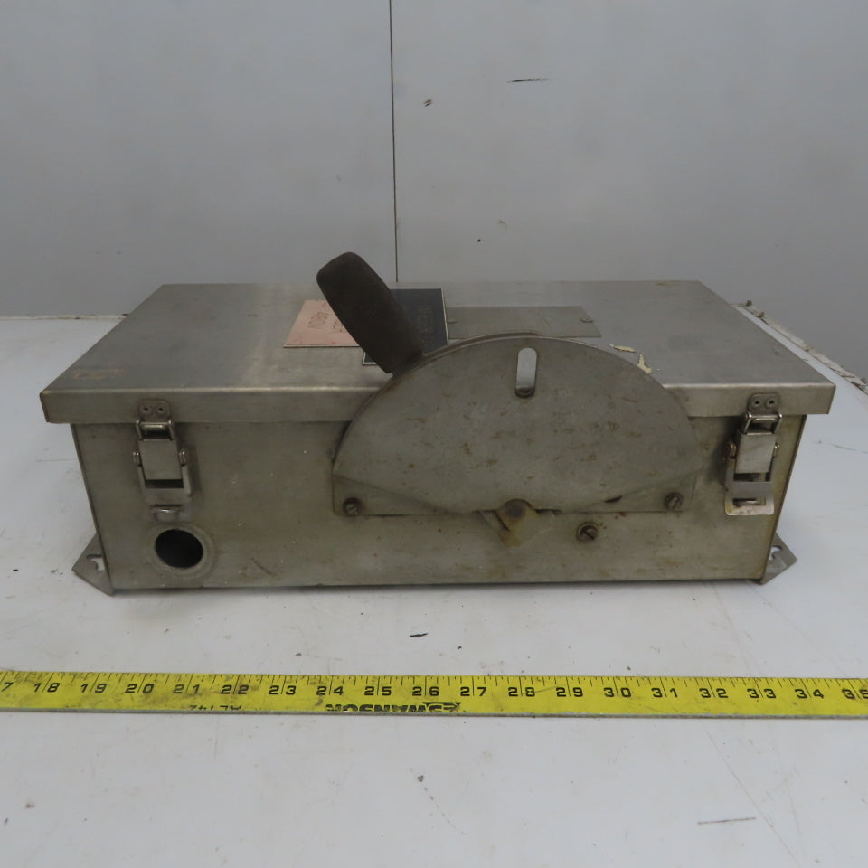 Challenger SHD361SNC 30A 240V Fusible Stainless Steel Safety Disconnect Switch
