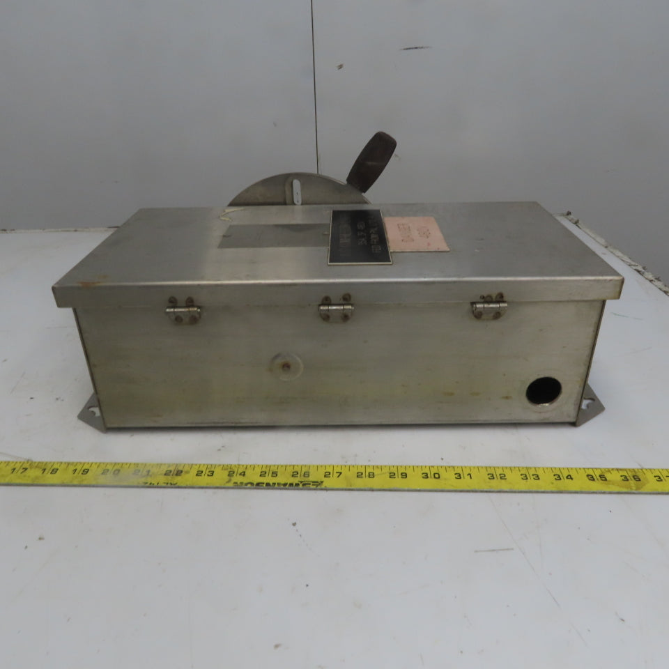 Challenger SHD361SNC 30A 240V Fusible Stainless Steel Safety Disconnect Switch