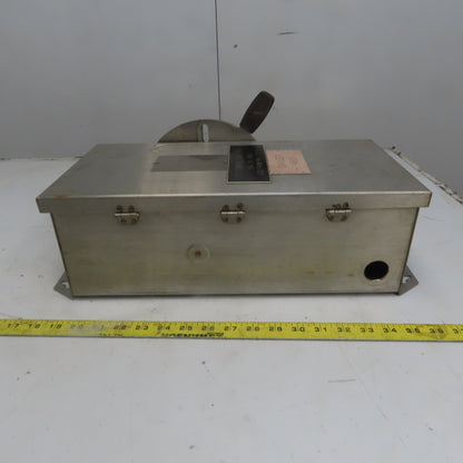 Challenger SHD361SNC 30A 240V Fusible Stainless Steel Safety Disconnect Switch
