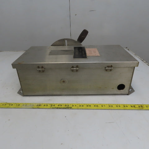 Challenger SHD361SNC 30A 240V Fusible Stainless Steel Safety Disconnect Switch