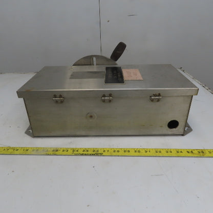 Challenger SHD361SNC 30A 240V Fusible Stainless Steel Safety Disconnect Switch