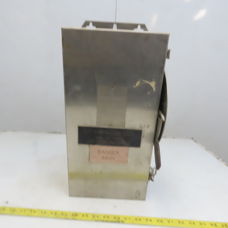 Challenger SHD361SNC 30A 240V Fusible Stainless Steel Safety Disconnect Switch