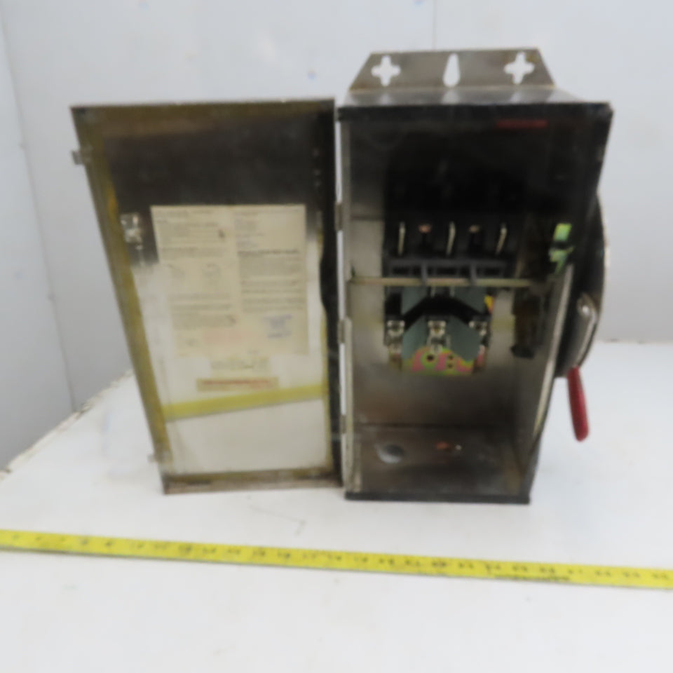 Westinghouse WHFN322 60A 240V Fusible Stainless Steel Safety Disconnect Switch