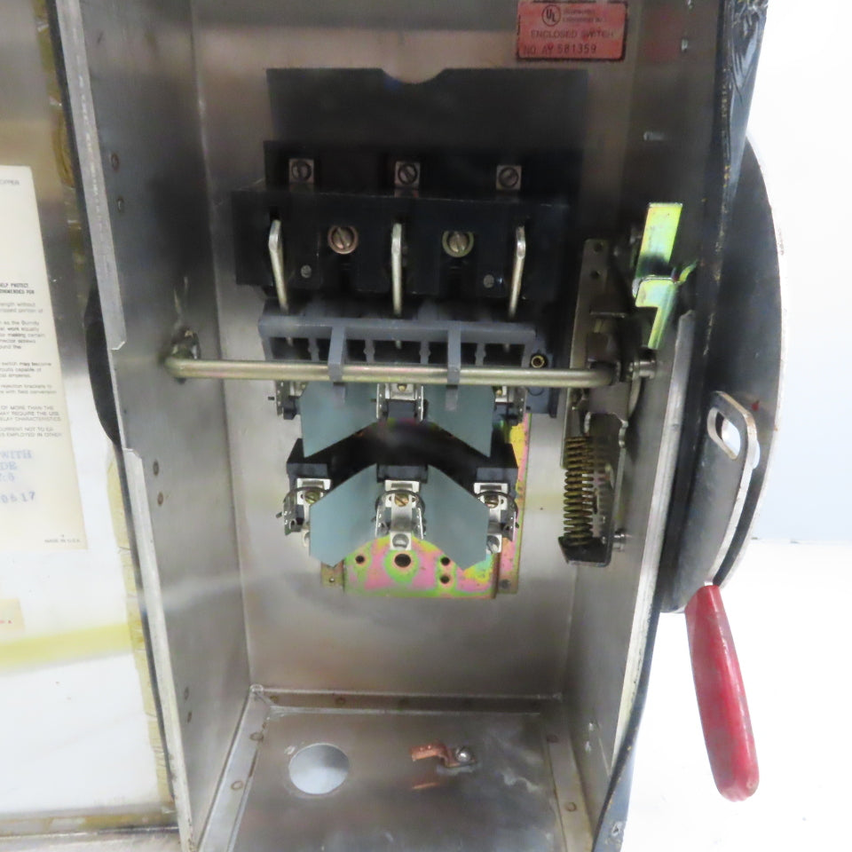Westinghouse WHFN322 60A 240V Fusible Stainless Steel Safety Disconnect Switch