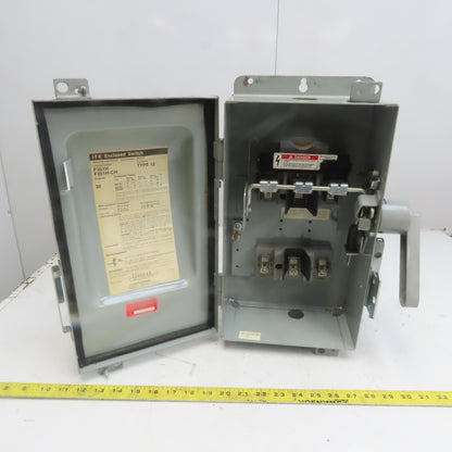 ITE F351H-CH 30A 600V 3 Pole Fusible Safety Disconnect Switch