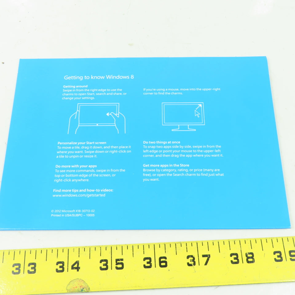 Microsoft FQC-05956 Windows 8 64-Bit OEM Disc