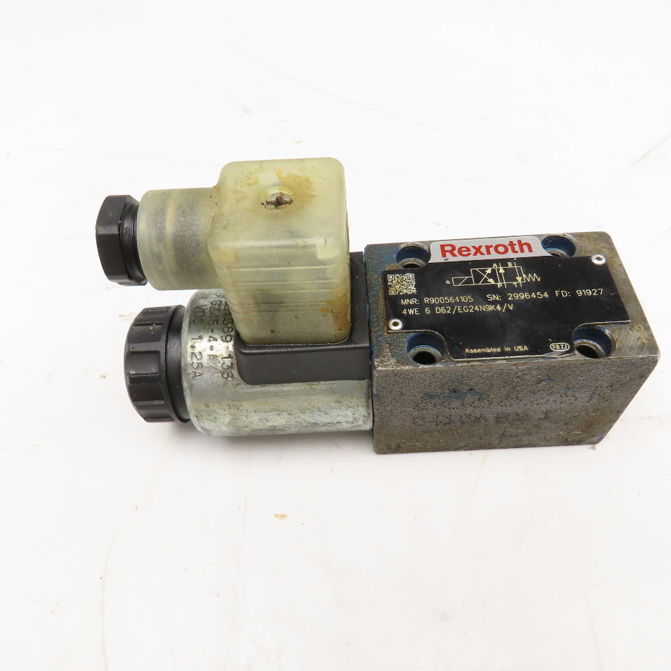 Rexroth 4WE 6 D62/EG24N9K4/V Single Solenoid Hydraulic Valve 24VDC 4/2