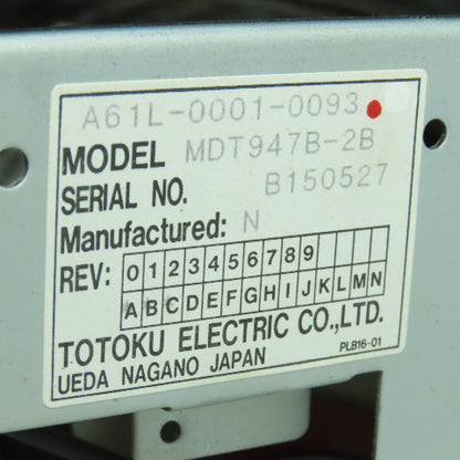 GE Fanuc A61L-0001-0093 Series O-M Operator Control HMI Screen W/ N860-3117-T010