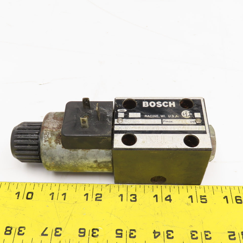 Bosch 081WV06P1V1012WS024/00 Hydraulic Solenoid Valve 4/2 Position 24VDC