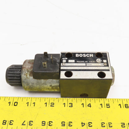 Bosch 081WV06P1V1012WS024/00 Hydraulic Solenoid Valve 4/2 Position 24VDC