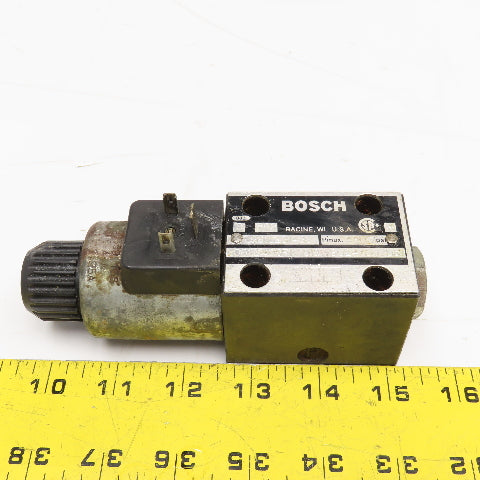 Bosch 081WV06P1V1012WS024/00 Hydraulic Solenoid Valve 4/2 Position 24VDC