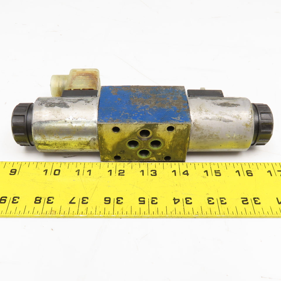Rexroth 4WE 6 E62/EG24N9K4/V 4/3 Position Solenoid Valve Closed Center 24VDC