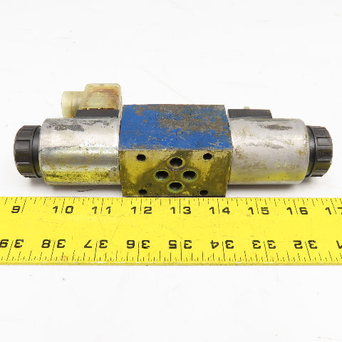 Rexroth 4WE 6 E62/EG24N9K4/V 4/3 Position Solenoid Valve Closed Center 24VDC