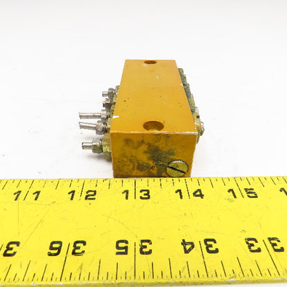 5 Way Lubrication Metering Manifold 1/4" NPT