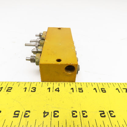 5 Way Lubrication Metering Manifold 1/4" NPT