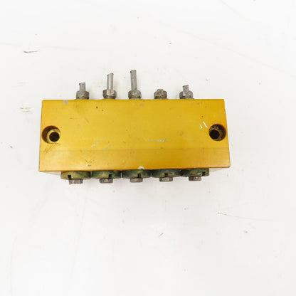 5 Way Lubrication Metering Manifold 1/4" NPT