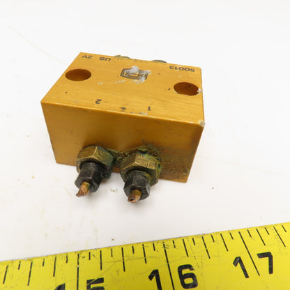 2 Way & 3 Way Lubrication Metering Manifold 1/4" NPT Lot Of 2