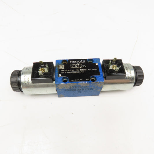 Rexroth 4WE 6 D62/OFEG24N9K4/62 4/2 Position Double Solenoid Valve 24VDC