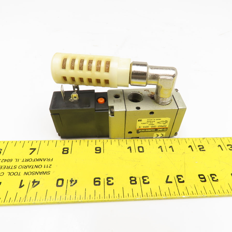 SMC EVP342-5Y0-02FA-Q Pneumatic Solenoid Valve 1/4" NPT 24VDC