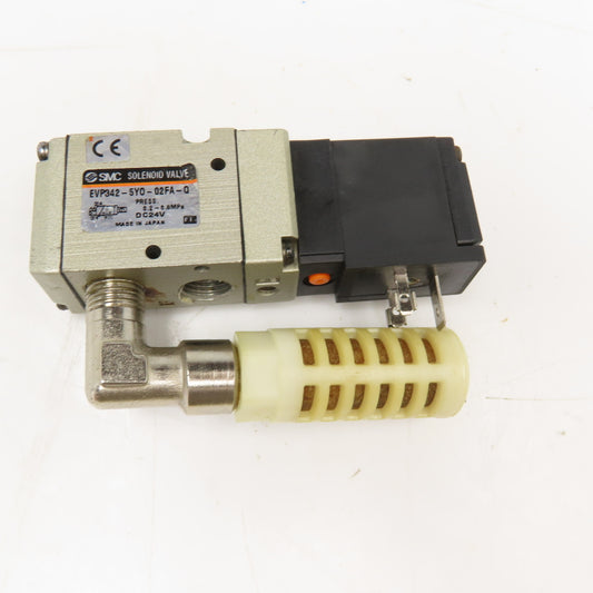 SMC EVP342-5Y0-02FA-Q Pneumatic Solenoid Valve 1/4" NPT 24VDC