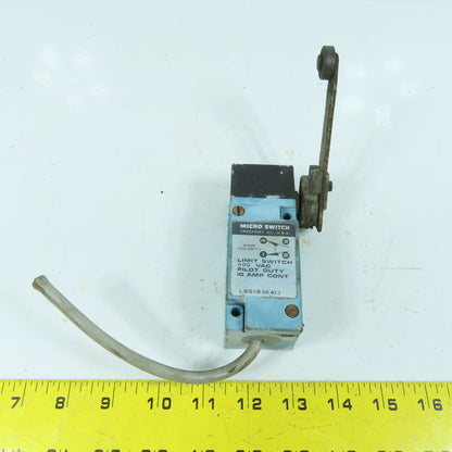 Micro Switch LSQAB3K413 10 Amp 600VAC Rocker Arm Cam Roller Limit Switch