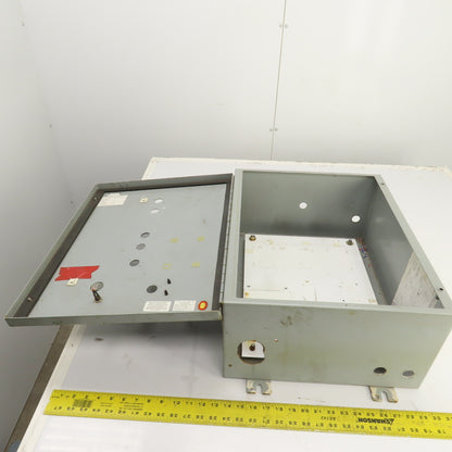 20" x 16" x 9" Steel Electrical Enclosure W/ Backplate Type 12, 13 Enc.