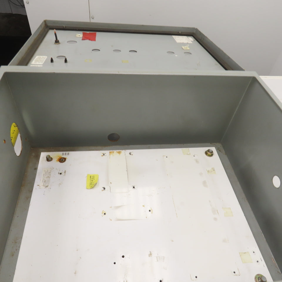 20" x 16" x 9" Steel Electrical Enclosure W/ Backplate Type 12, 13 Enc.