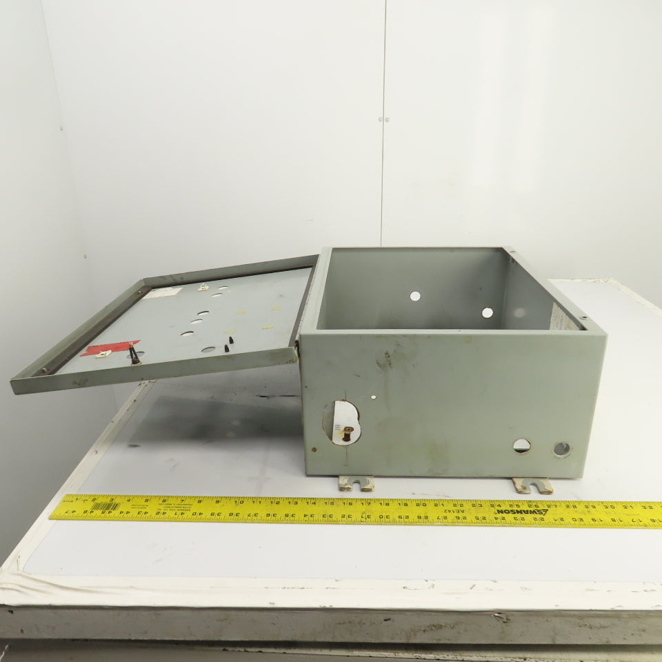 20" x 16" x 9" Steel Electrical Enclosure W/ Backplate Type 12, 13 Enc.