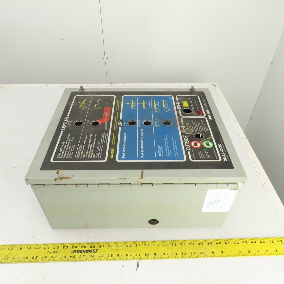 20" x 16" x 9" Steel Electrical Enclosure W/ Backplate Type 12, 13 Enc.