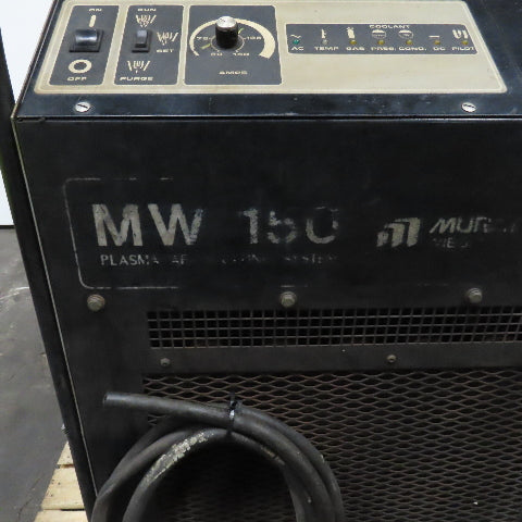 Murata Wiedemann MW150 208-575V 3Ph 50-150A Water Cooled Plasma Arc Welder