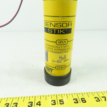 Scott 4581 Series 4500 Sensor Stik Gas Transmitter 0-50 PPM H2S