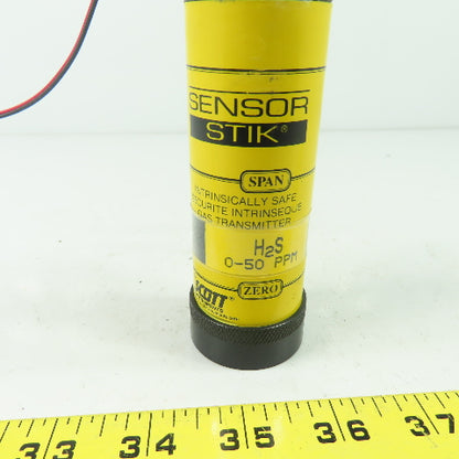 Scott 4581 Series 4500 Sensor Stik Gas Transmitter 0-50 PPM H2S