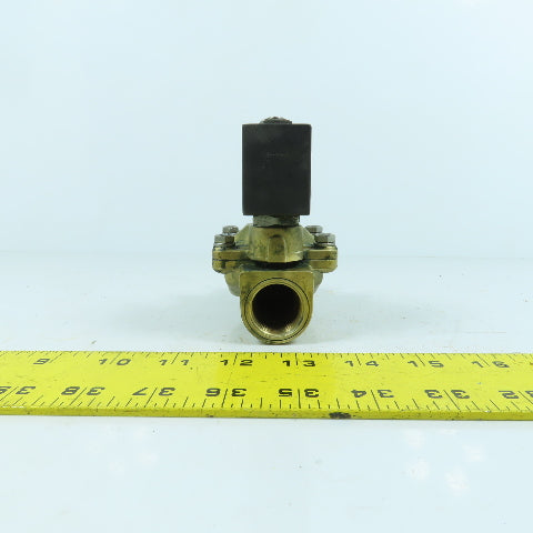 ODE 21WN5KB190 3/4" NPT Brass Solenoid Valve