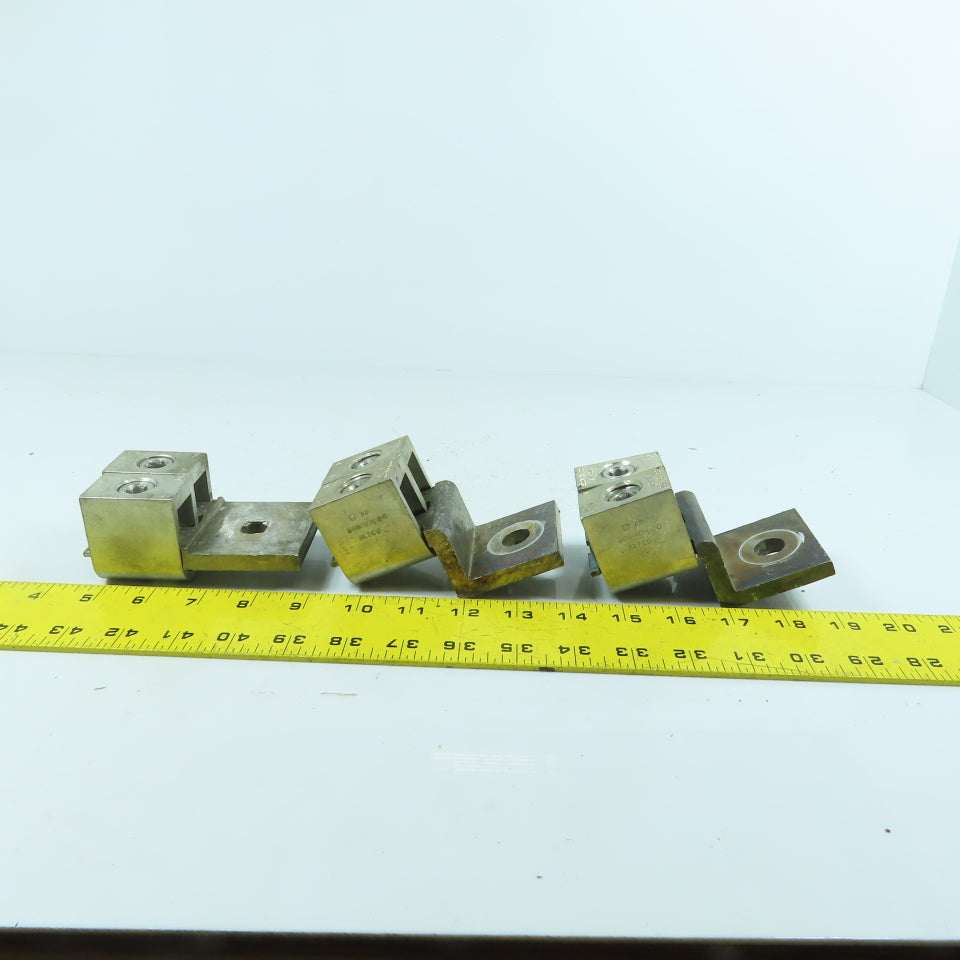 Square D 500MCM-00 AL7CU Mechanical Double Lug Connector Lot Of 3