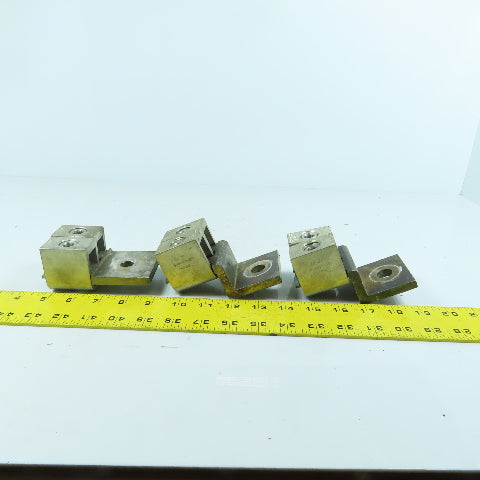 Square D 500MCM-00 AL7CU Mechanical Double Lug Connector Lot Of 3