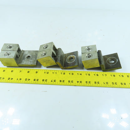 Square D 500MCM-00 AL7CU Mechanical Double Lug Connector Lot Of 3