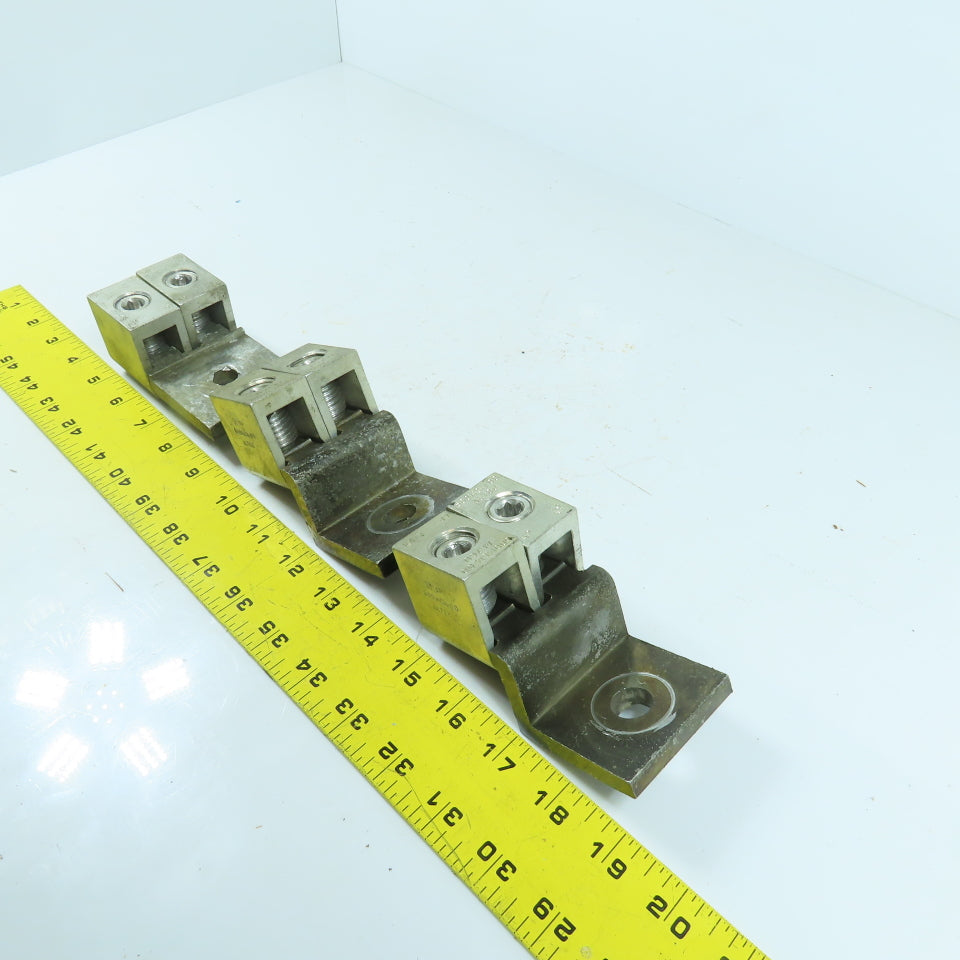 Square D 500MCM-00 AL7CU Mechanical Double Lug Connector Lot Of 3