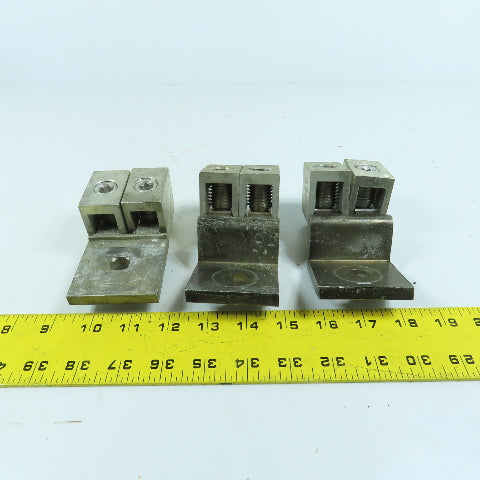Square D 500MCM-00 AL7CU Mechanical Double Lug Connector Lot Of 3