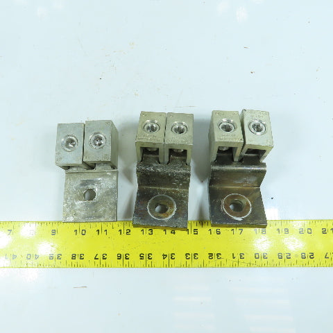 Square D 500MCM-00 AL7CU Mechanical Double Lug Connector Lot Of 3